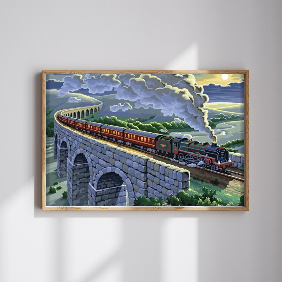 Sayılarla Tuval Boyama Seti